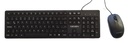 Kit Teclado y Mouse OzXen by exact Español Latam alámbrico